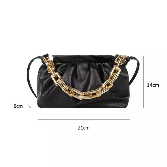 Fashion Pleated Chain Handbag - Picture 2 of 3